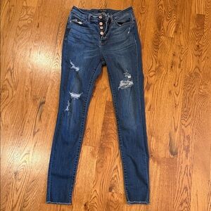 Judy Blue Distressed Blue Jeans
